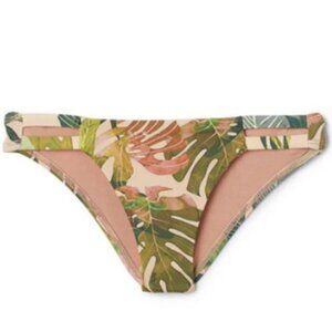 💕VITAMIN A💕 Bikini Hipster Bikini Bottom ~ Palm Leaf Print 8 Medium M NWT